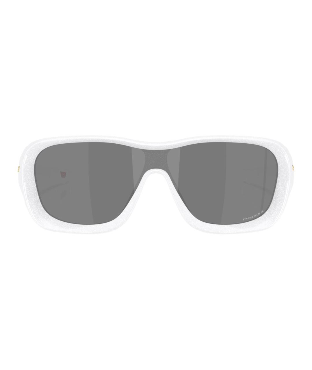 OAKLEY Белые пластиковые солнцезащитные очки, фото 2