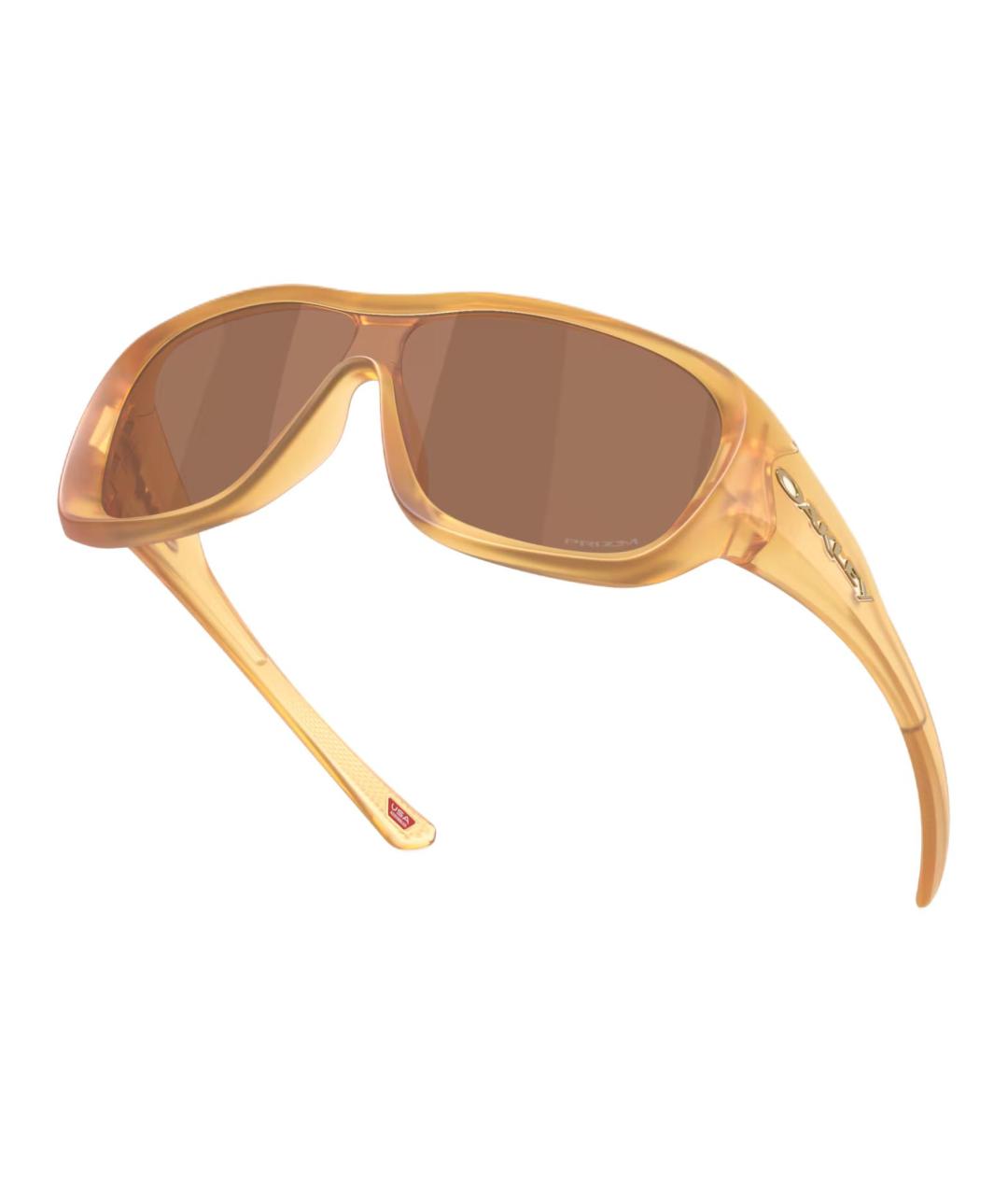 OAKLEY Коричневые пластиковые солнцезащитные очки, фото 4