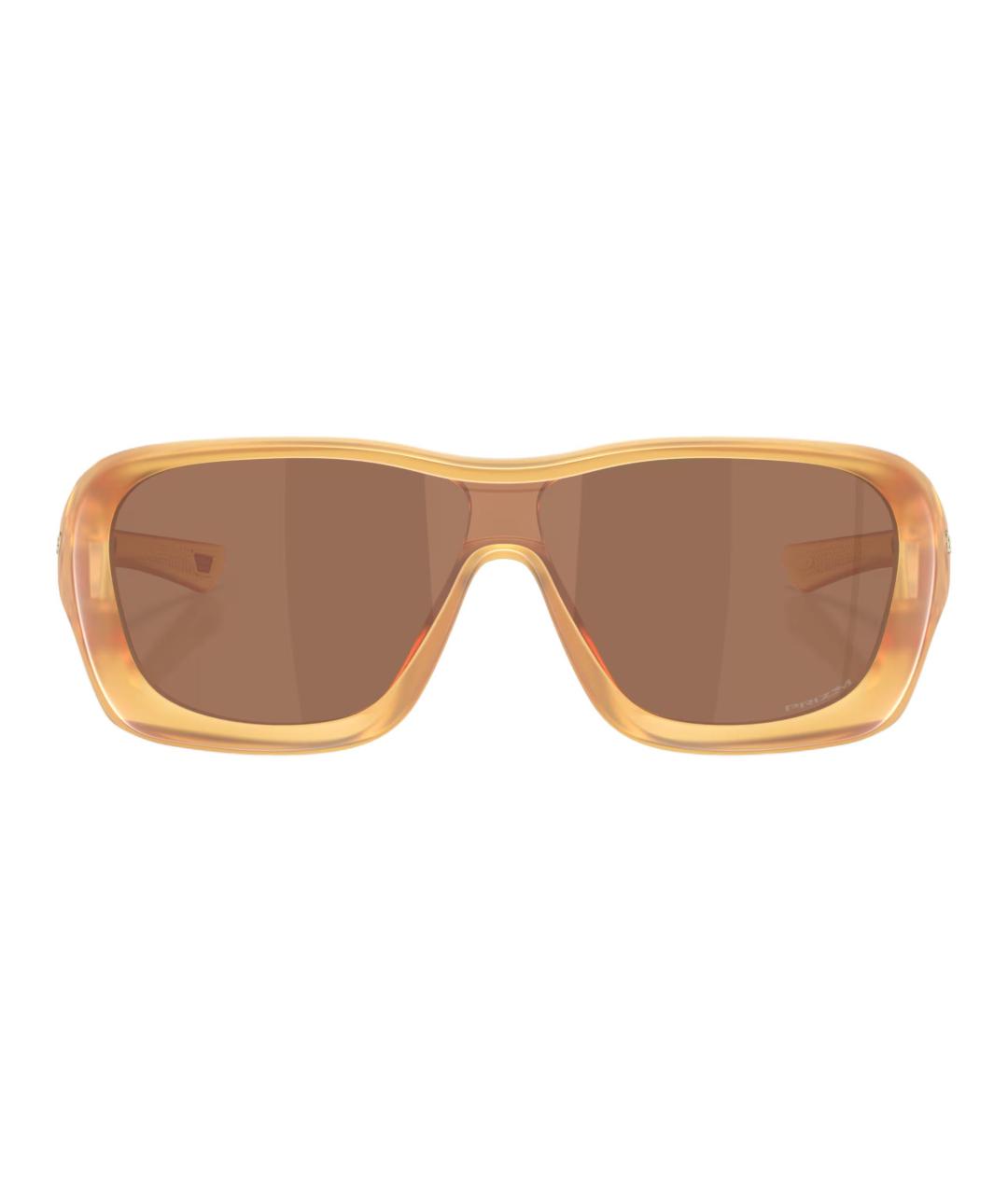 OAKLEY Коричневые пластиковые солнцезащитные очки, фото 2