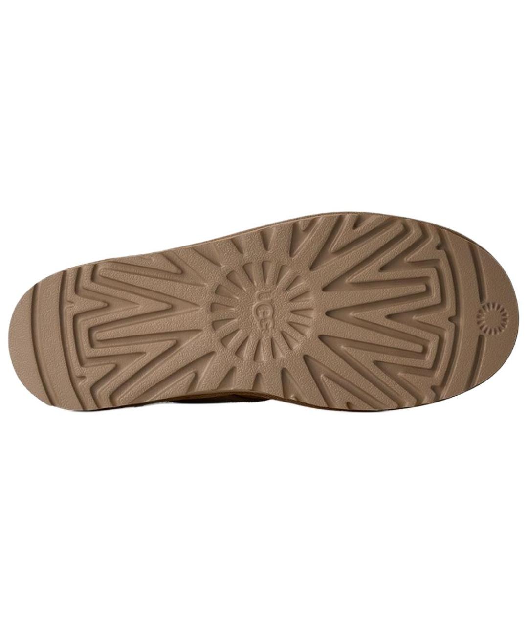 UGG Коричневые кожаные сабо, фото 5