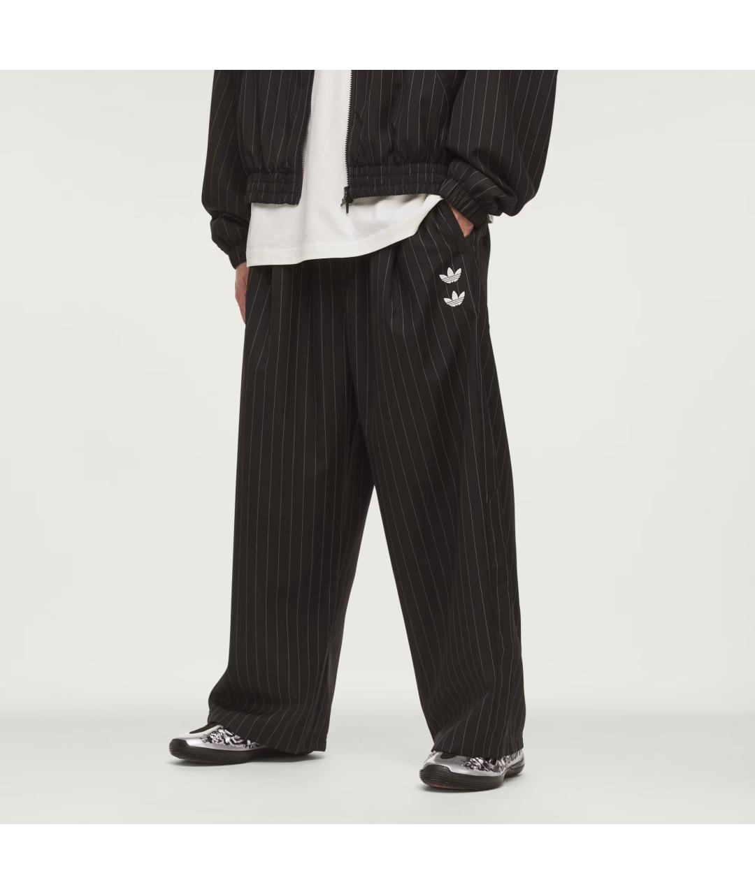 ADIDAS Черные прямые брюки, фото 4