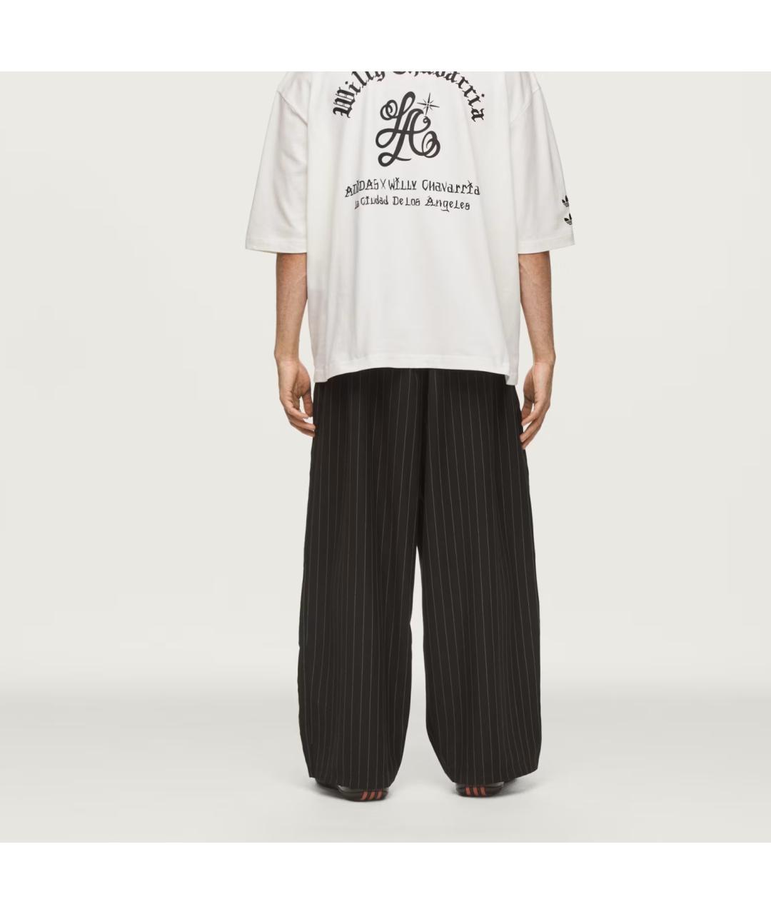 ADIDAS Черные прямые брюки, фото 5