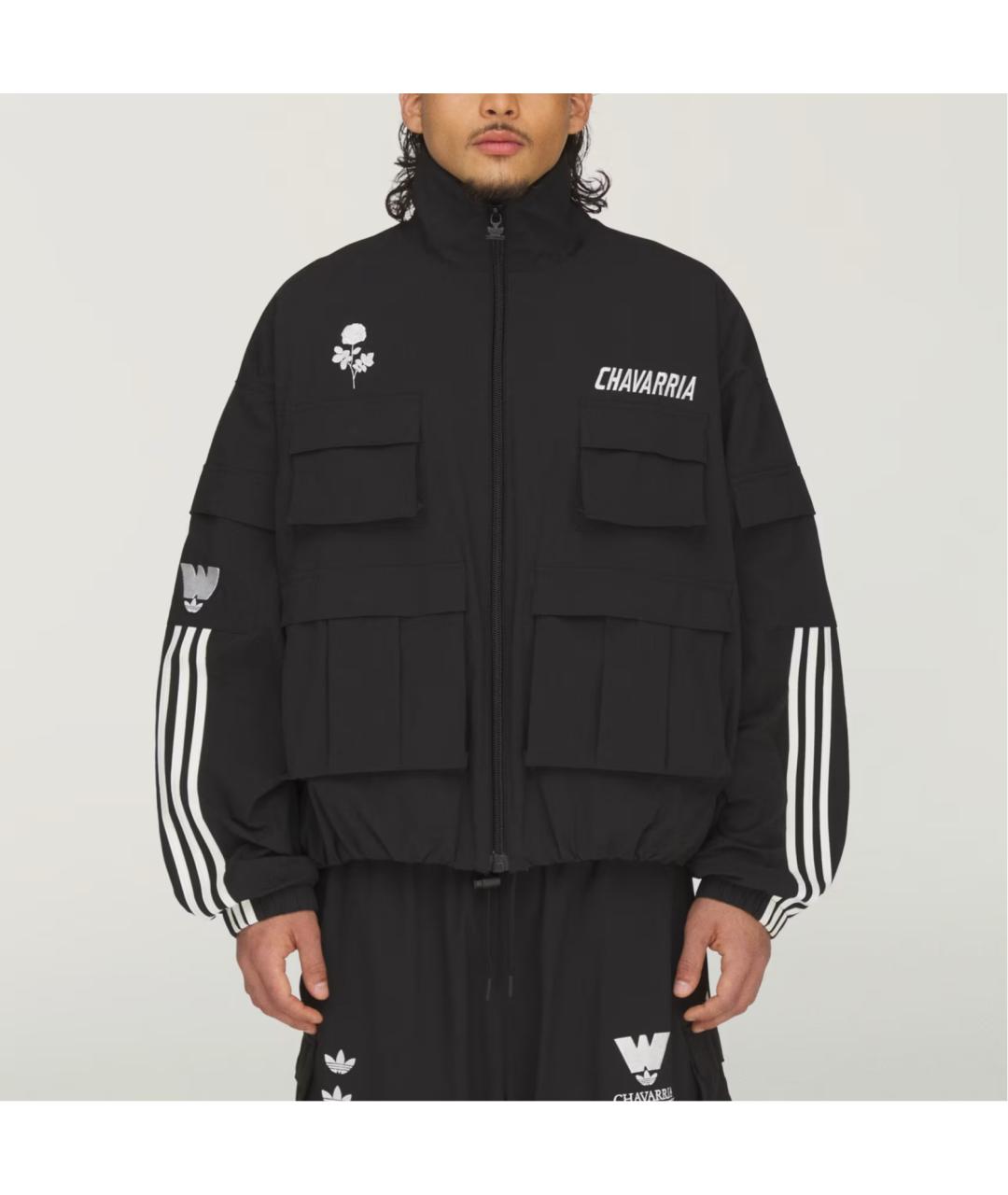 ADIDAS Черная куртка, фото 3
