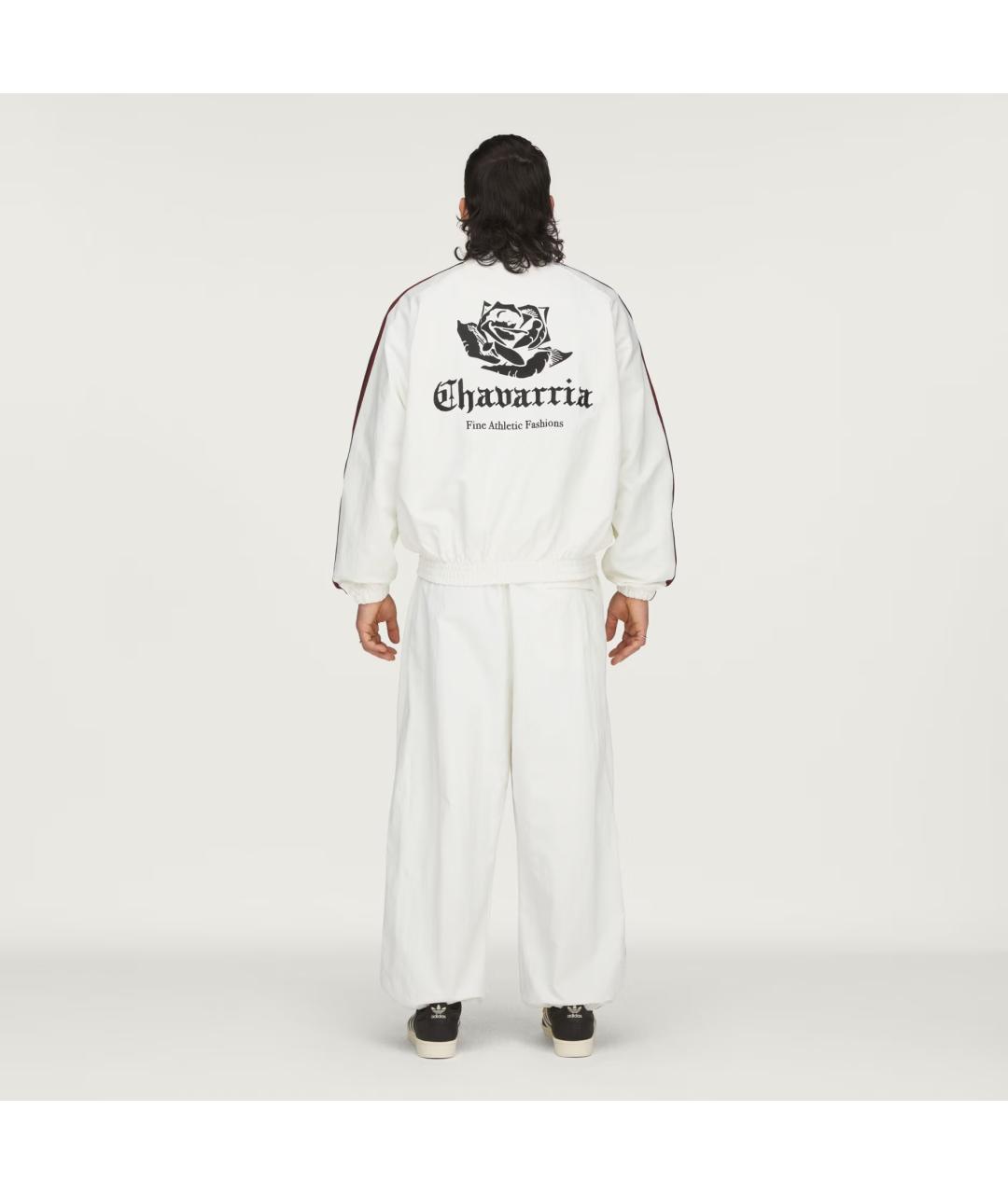 ADIDAS Белые прямые брюки, фото 5