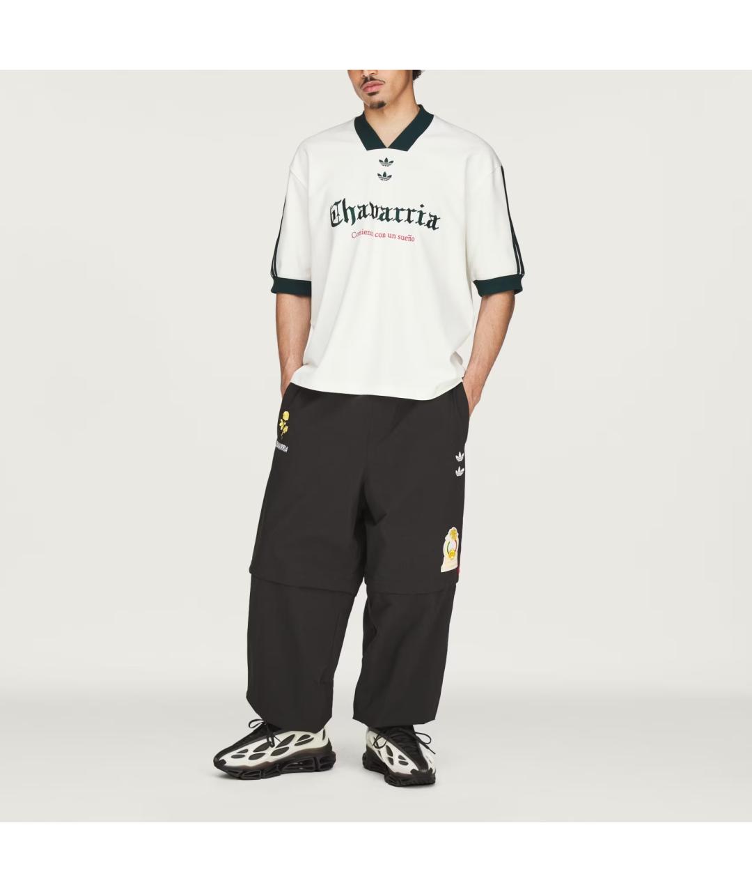 ADIDAS Белая полиэстеровая футболка, фото 4