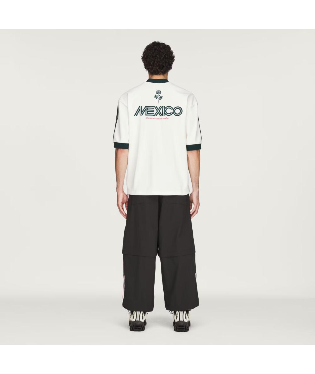 ADIDAS Белая полиэстеровая футболка, фото 5