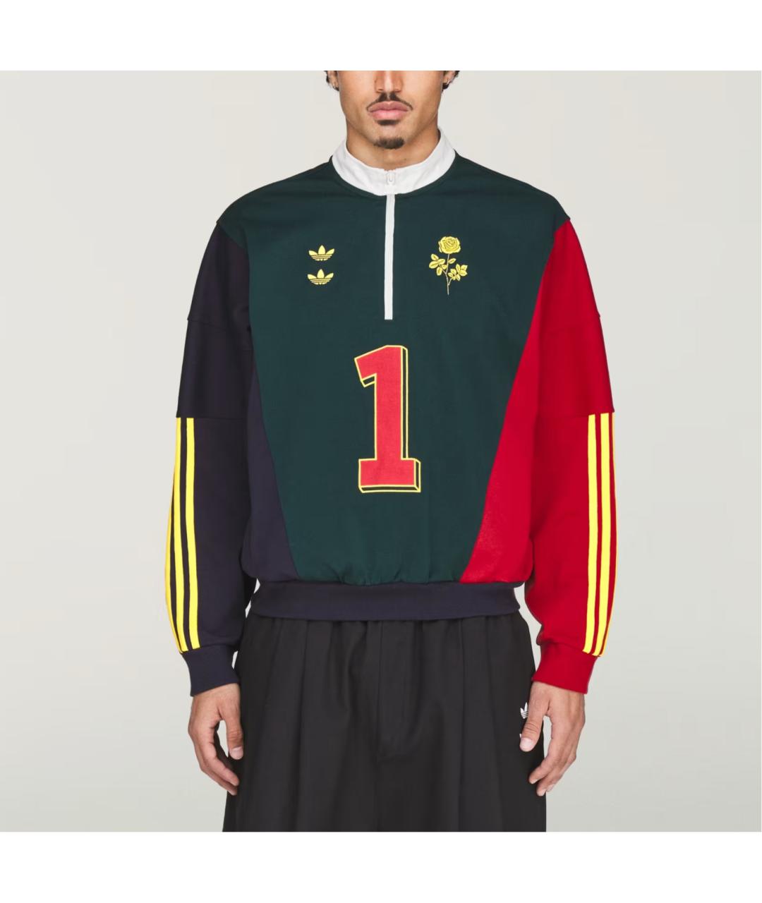 ADIDAS Зеленая рубашка, фото 3
