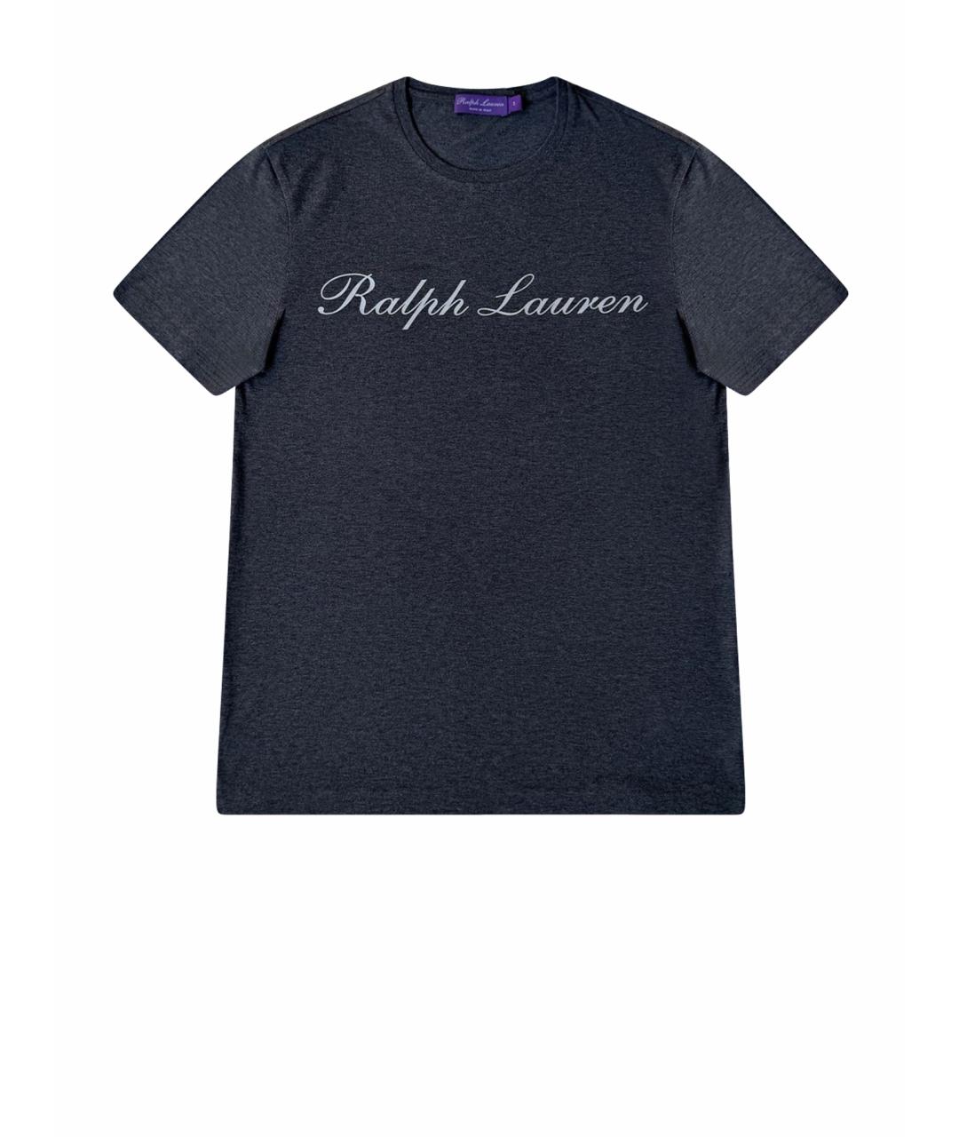 RALPH LAUREN PURPLE LABEL Серая хлопковая футболка, фото 1
