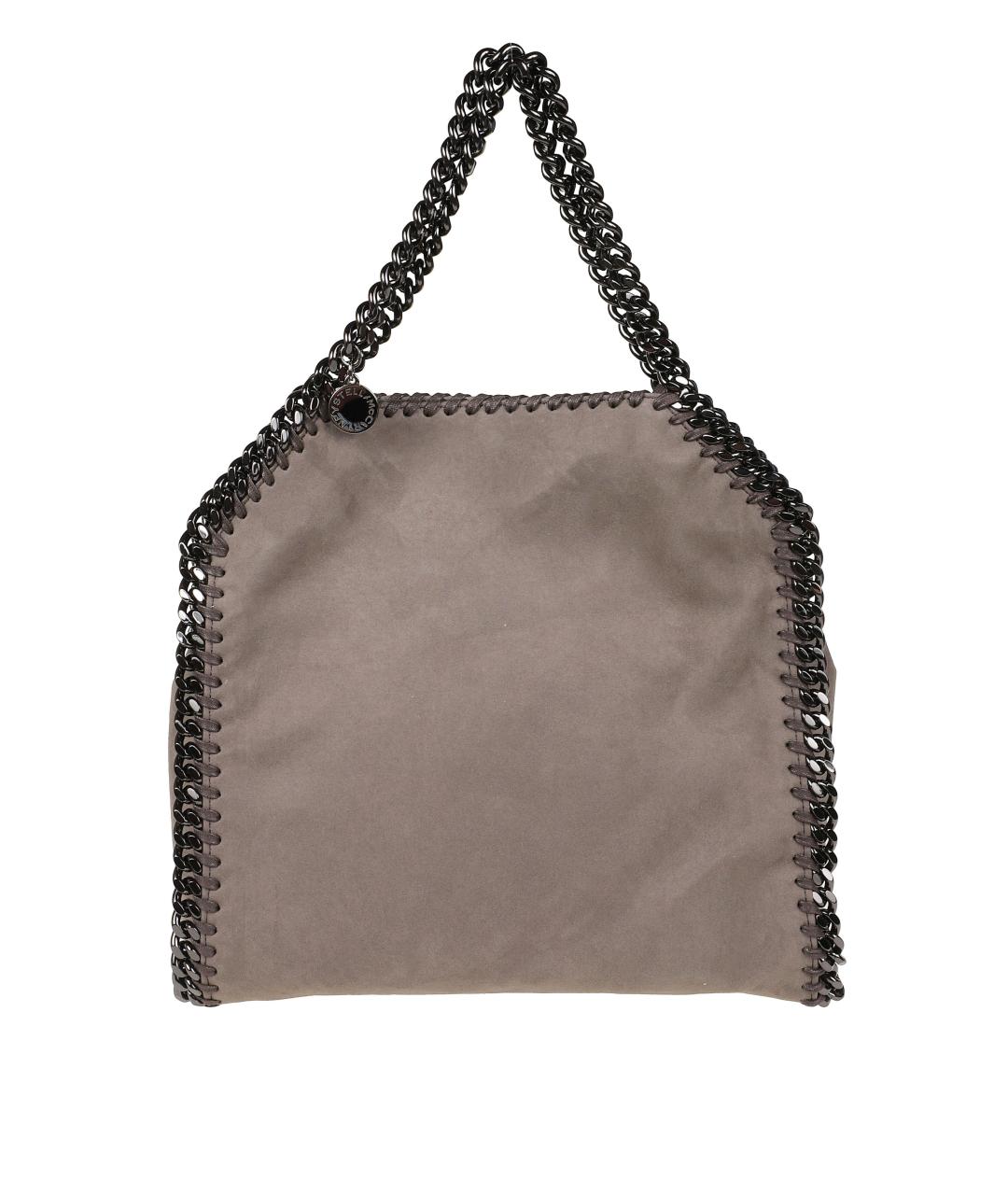 STELLA MCCARTNEY Серая сумка тоут из искусственной кожи, фото 1