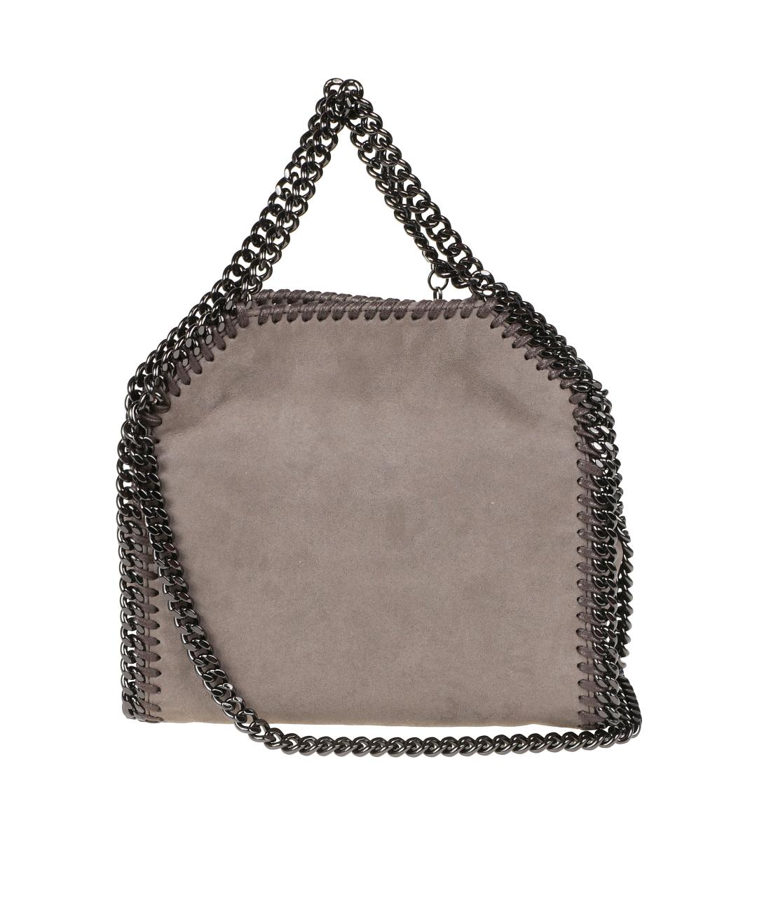 STELLA MCCARTNEY Серая сумка тоут из искусственной кожи, фото 2