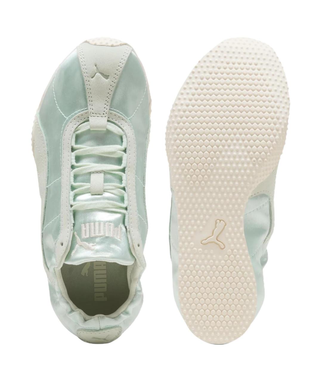 PUMA Зеленые текстильные кроссовки, фото 4
