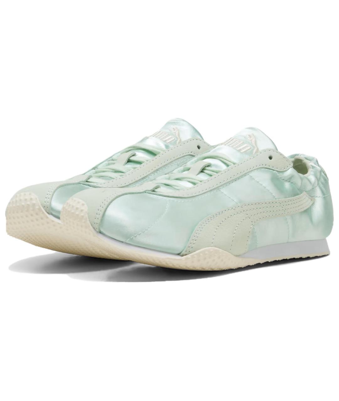 PUMA Зеленые текстильные кроссовки, фото 3