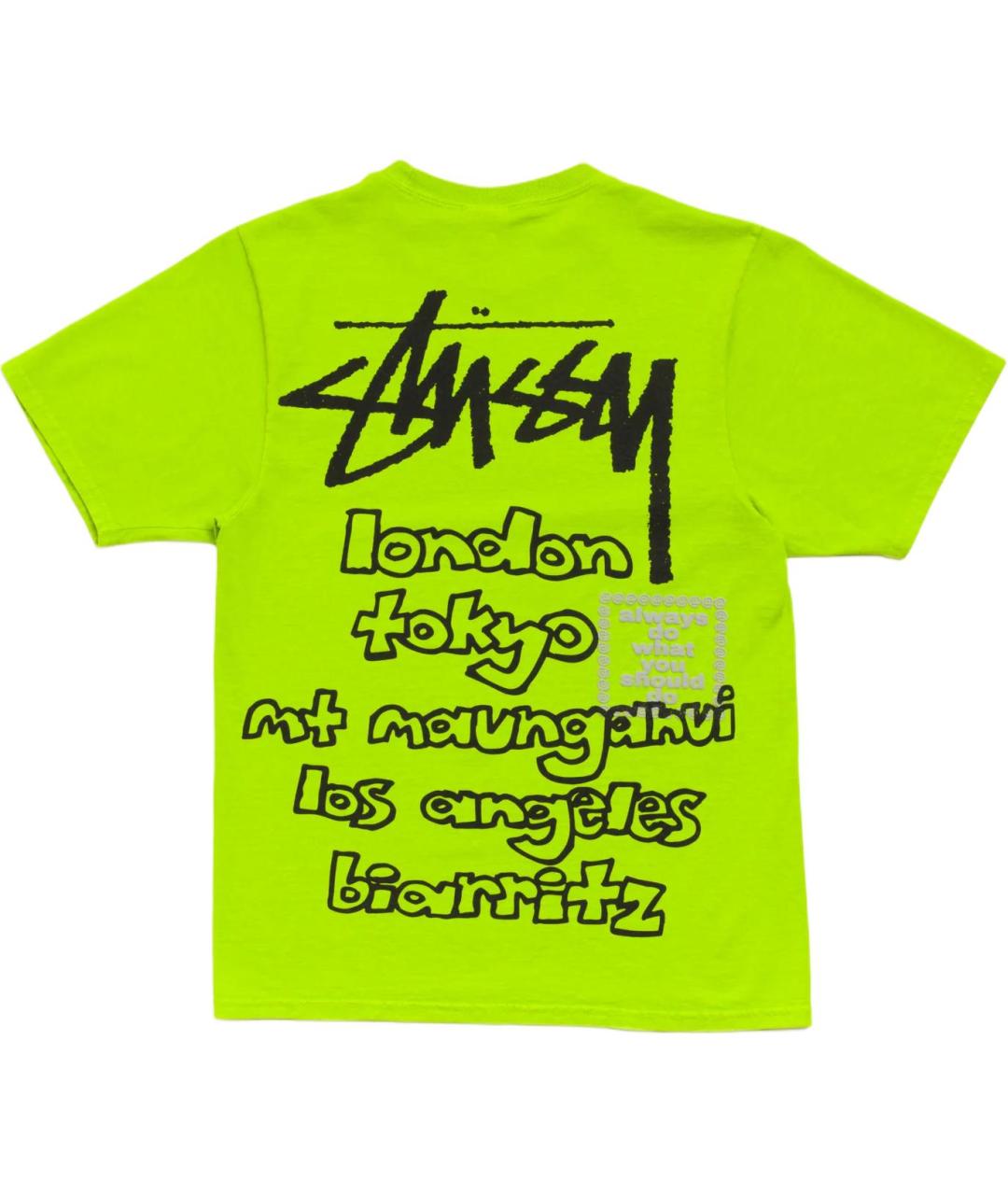 STUSSY Желтая футболка, фото 2
