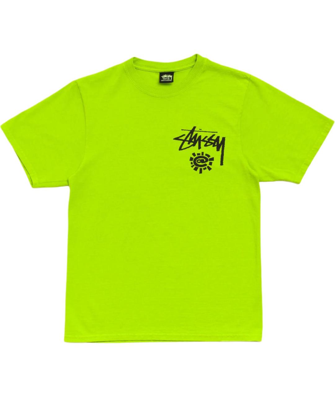 STUSSY Желтая футболка, фото 1