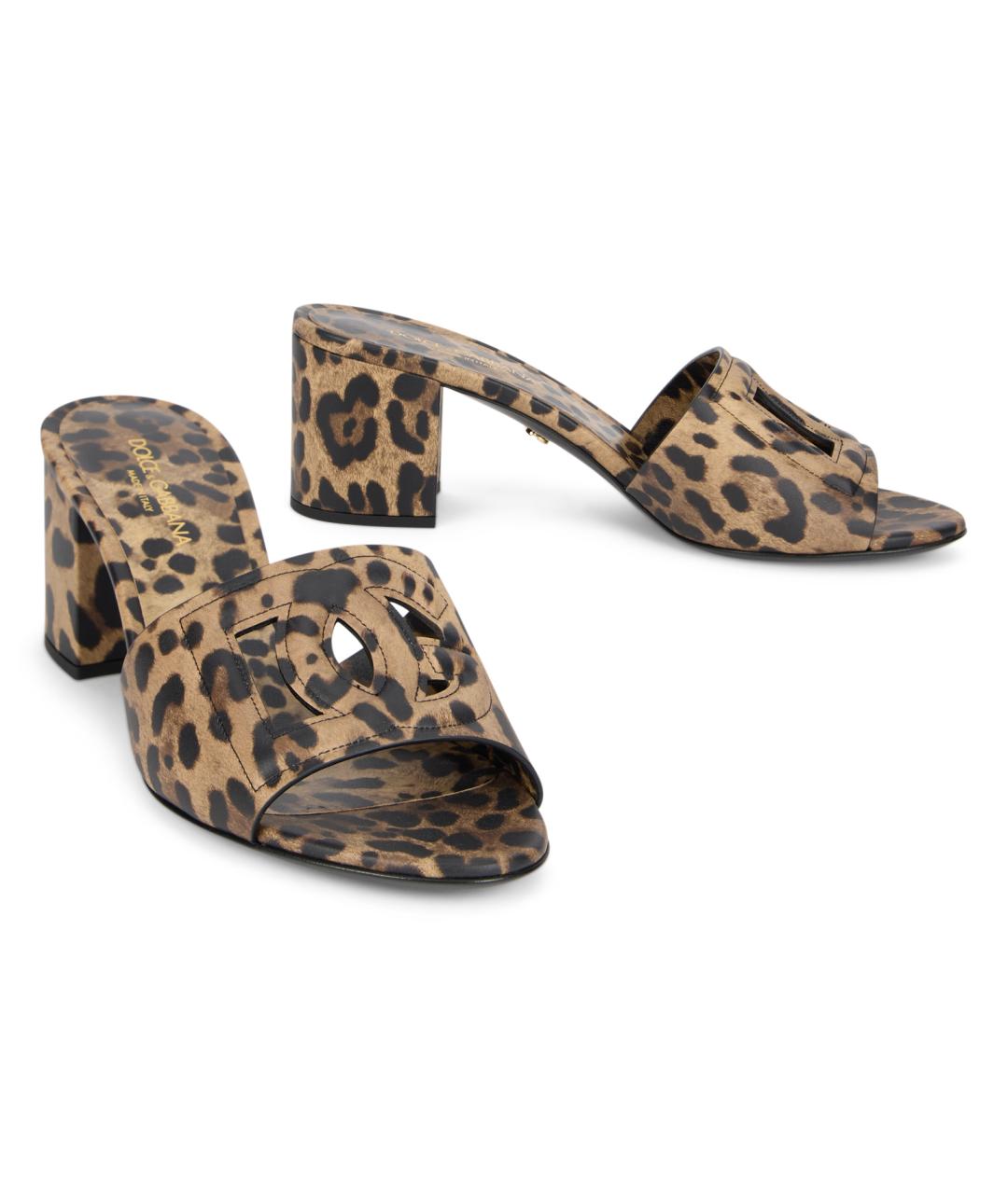 DOLCE&GABBANA Кожаные сандалии, фото 3
