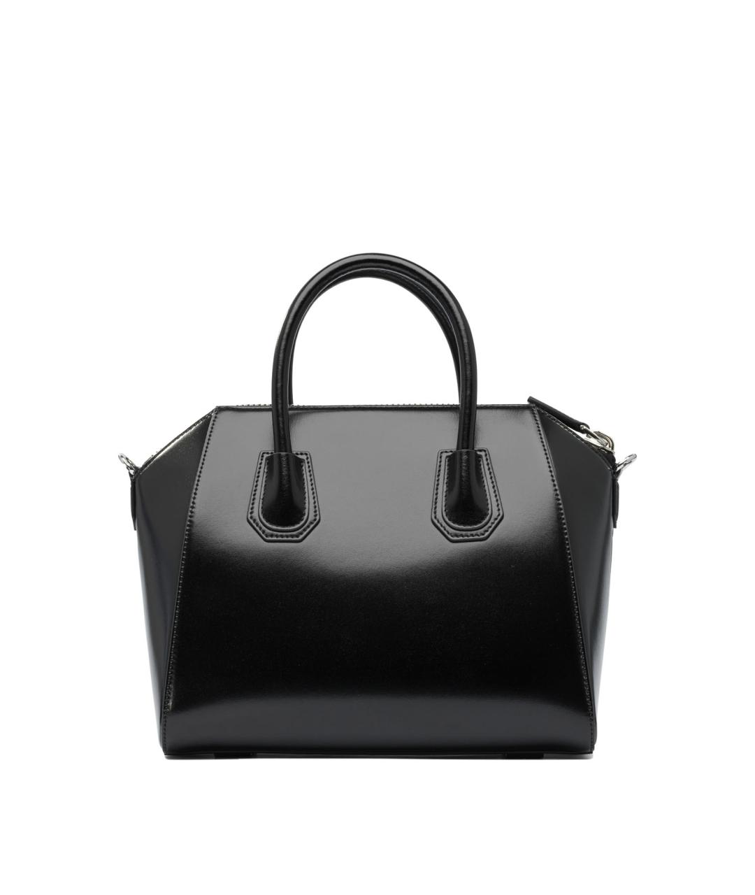GIVENCHY Черная кожаная сумка с короткими ручками, фото 3