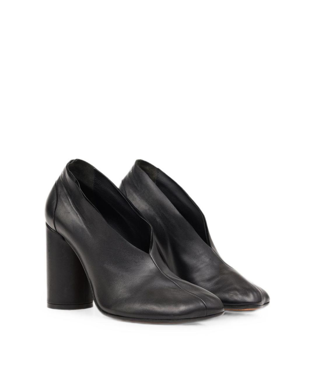 MM6 MAISON MARGIELA Черные кожаные туфли, фото 2