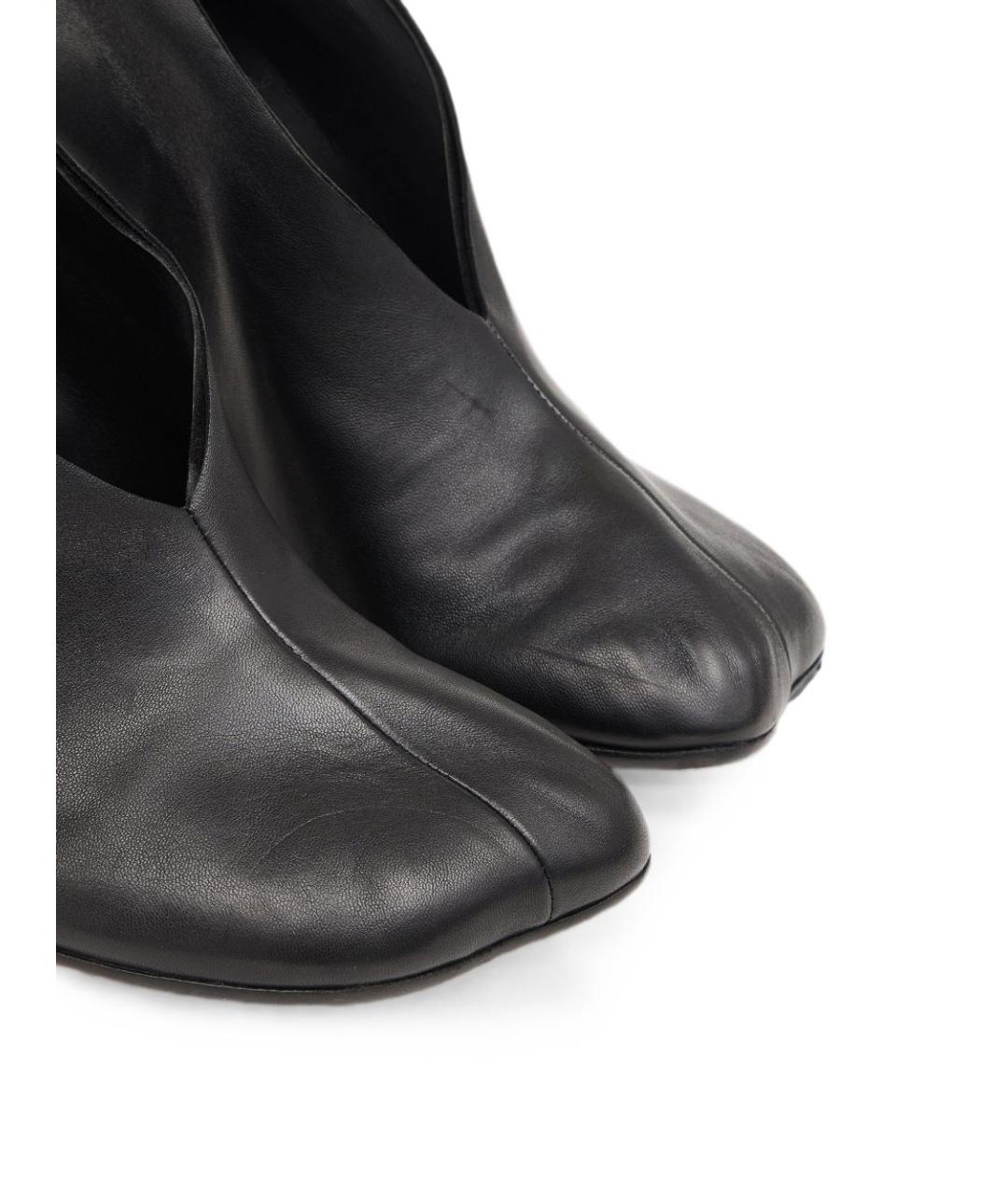 MM6 MAISON MARGIELA Черные кожаные туфли, фото 3