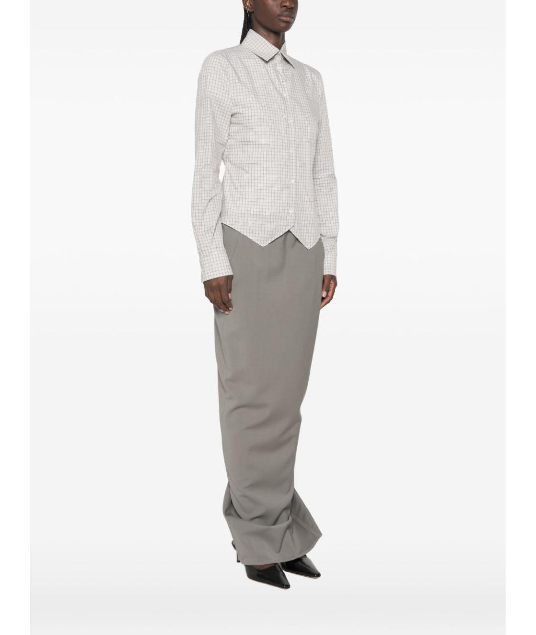 MAISON MARGIELA Серая хлопковая рубашка, фото 2
