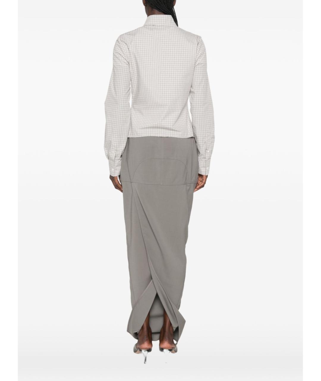 MAISON MARGIELA Серая хлопковая рубашка, фото 4