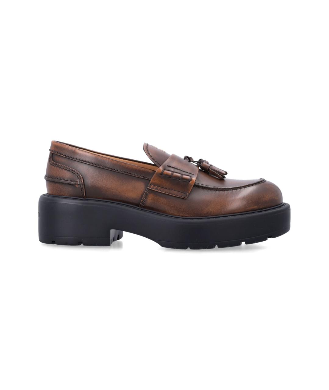 MIU MIU Кожаные лоферы, фото 1