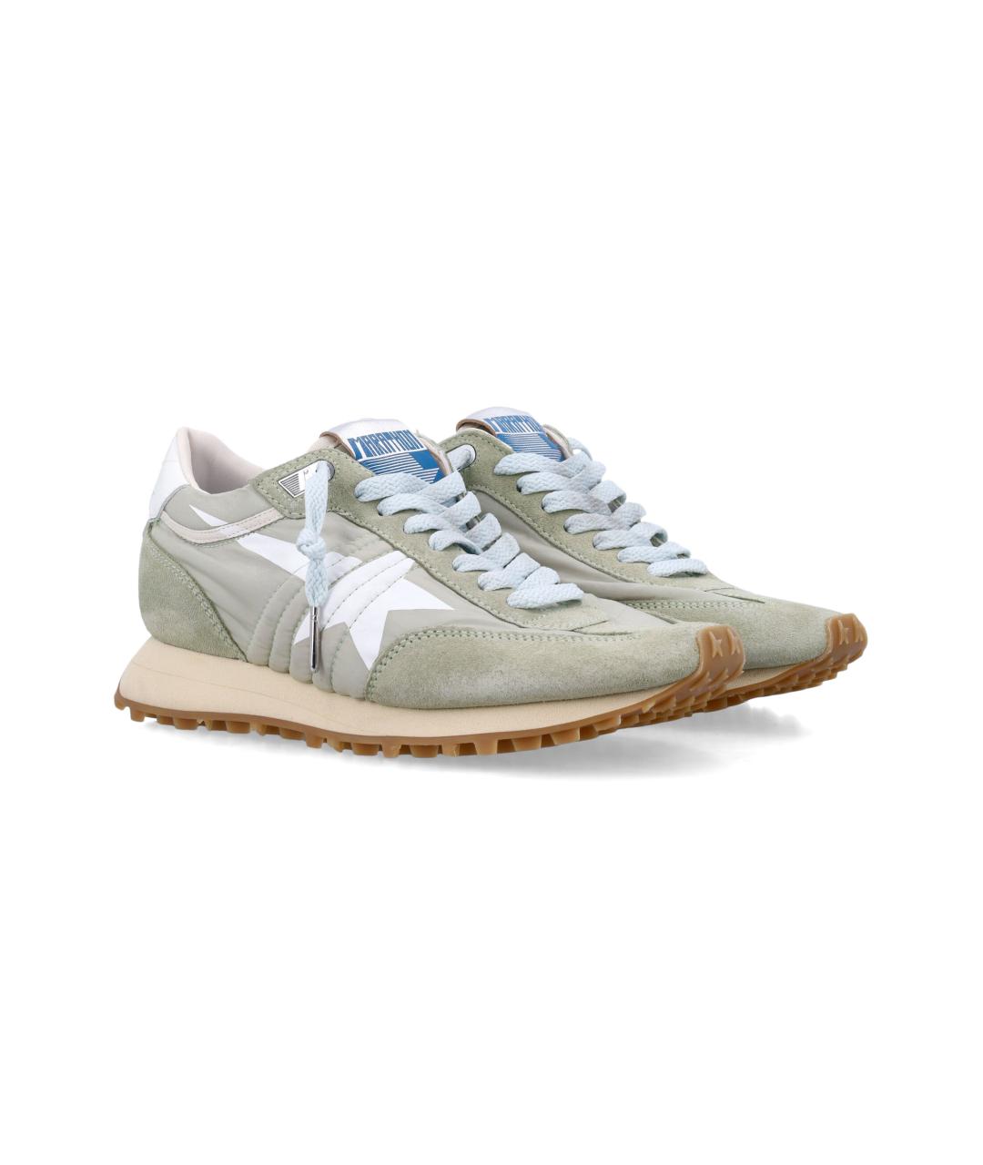 GOLDEN GOOSE Зеленые синтетические кроссовки, фото 3