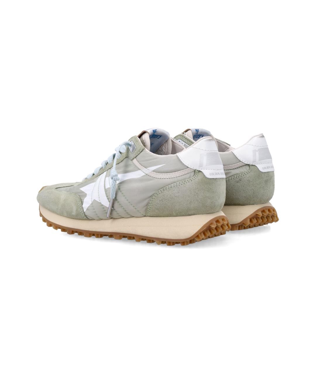 GOLDEN GOOSE Зеленые синтетические кроссовки, фото 4