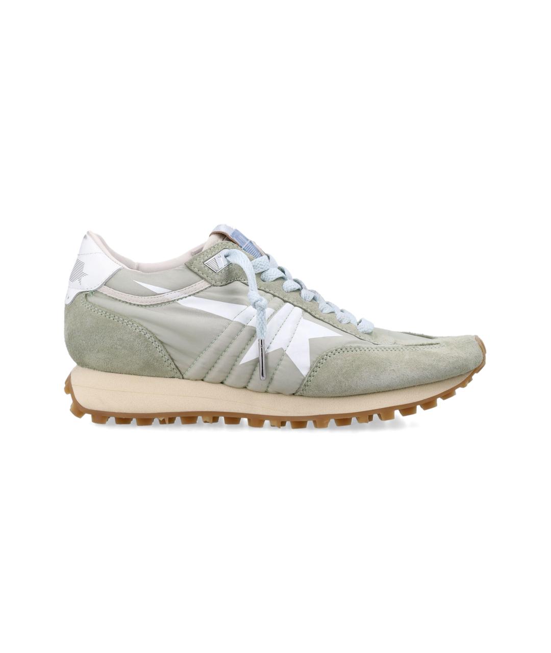 GOLDEN GOOSE Зеленые синтетические кроссовки, фото 1