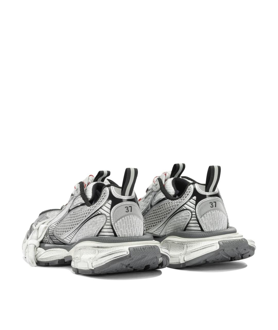 BALENCIAGA Серые синтетические кроссовки, фото 4
