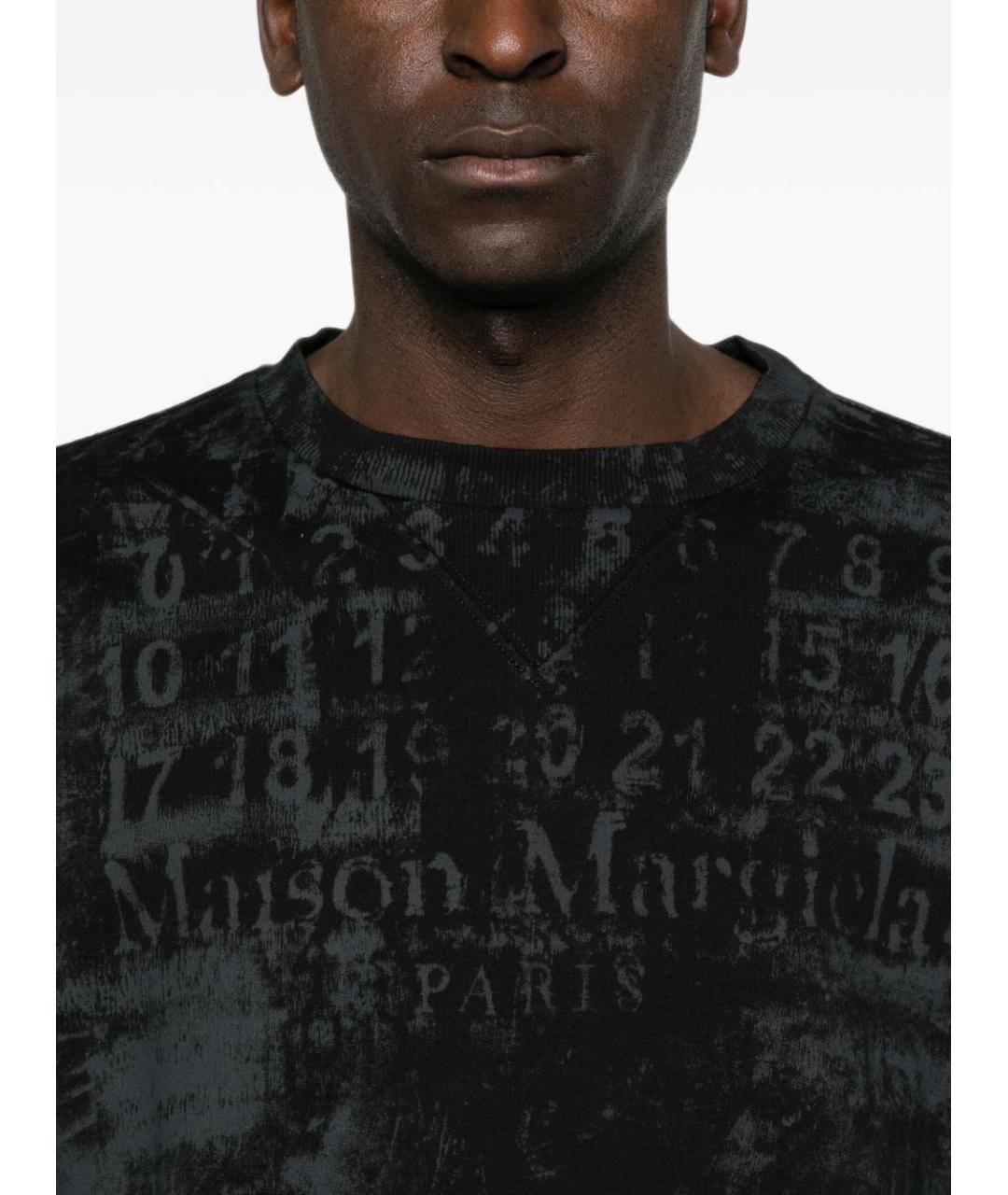 MAISON MARGIELA Черный хлопковый джемпер / свитер, фото 4