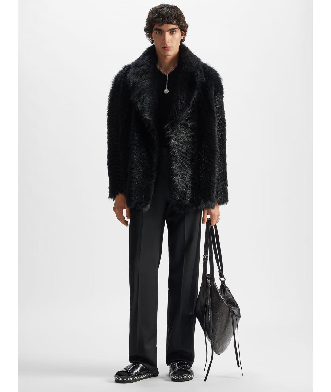 FENDI Черный шерстяной джемпер / свитер, фото 2