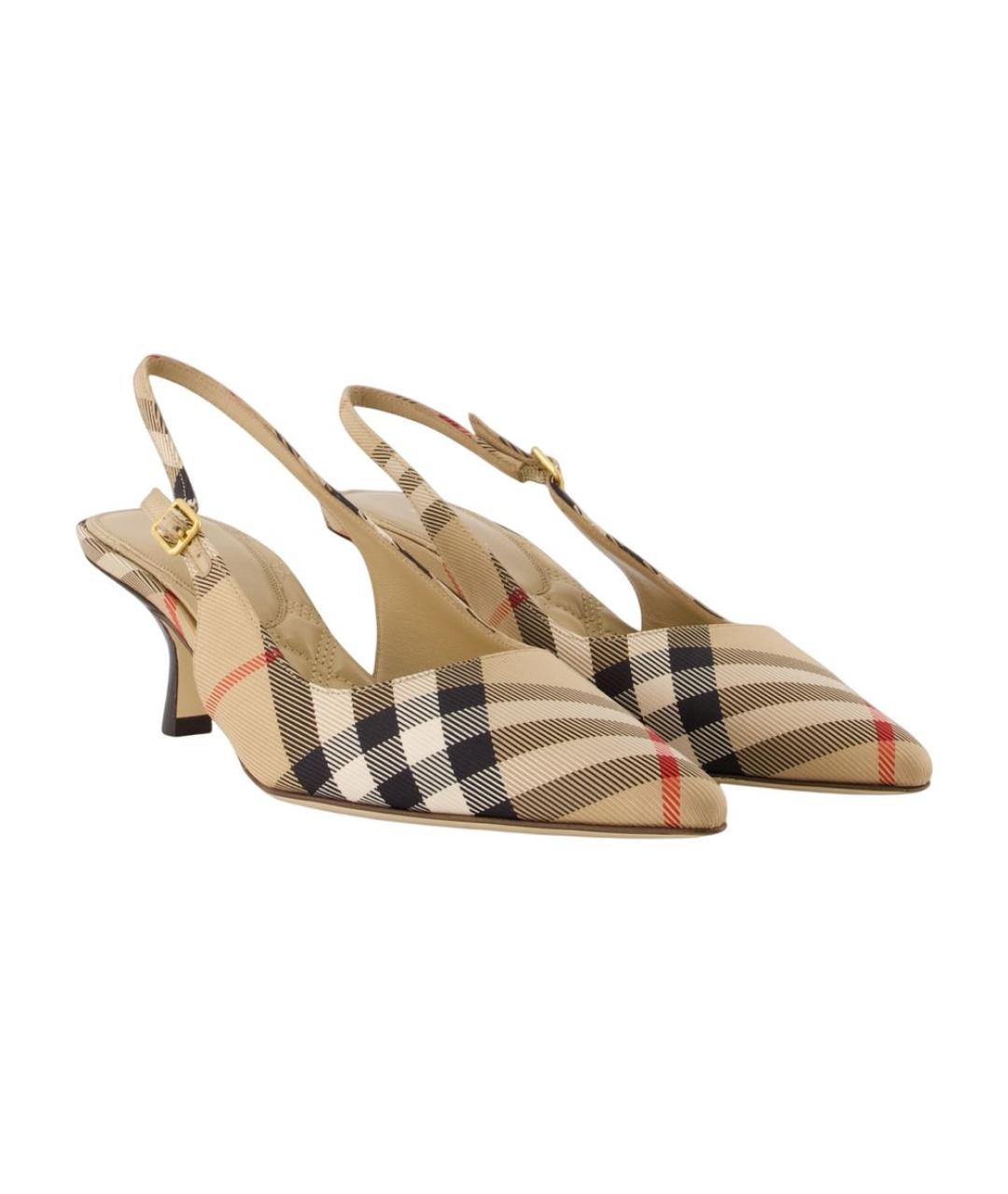 BURBERRY Мульти синтетические туфли, фото 2