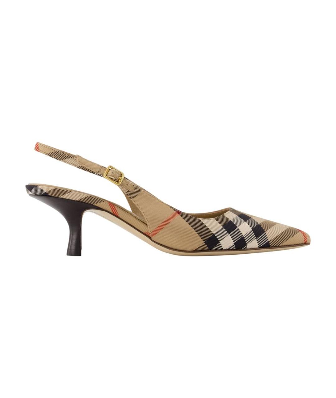 BURBERRY Мульти синтетические туфли, фото 3