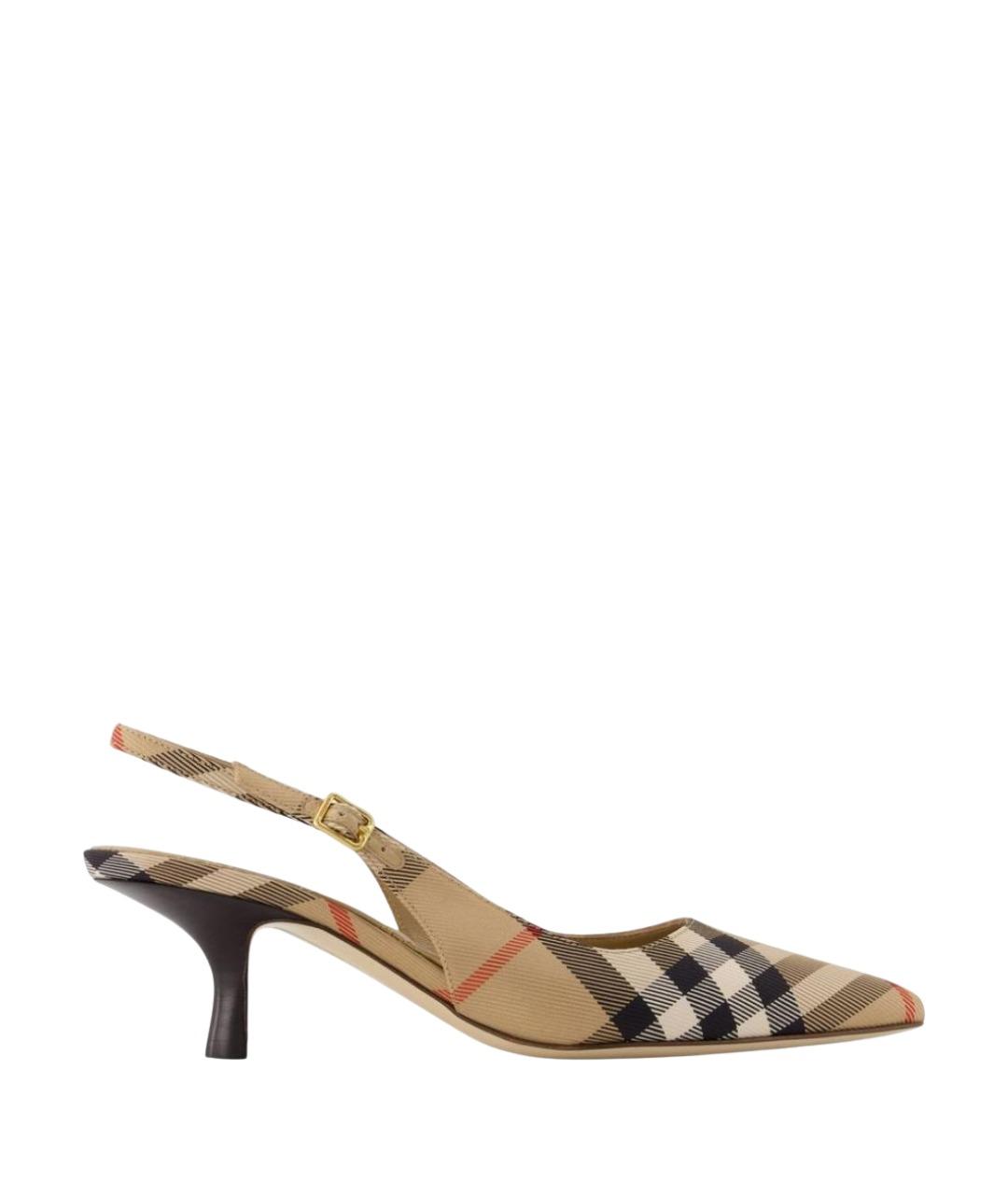 BURBERRY Мульти синтетические туфли, фото 1
