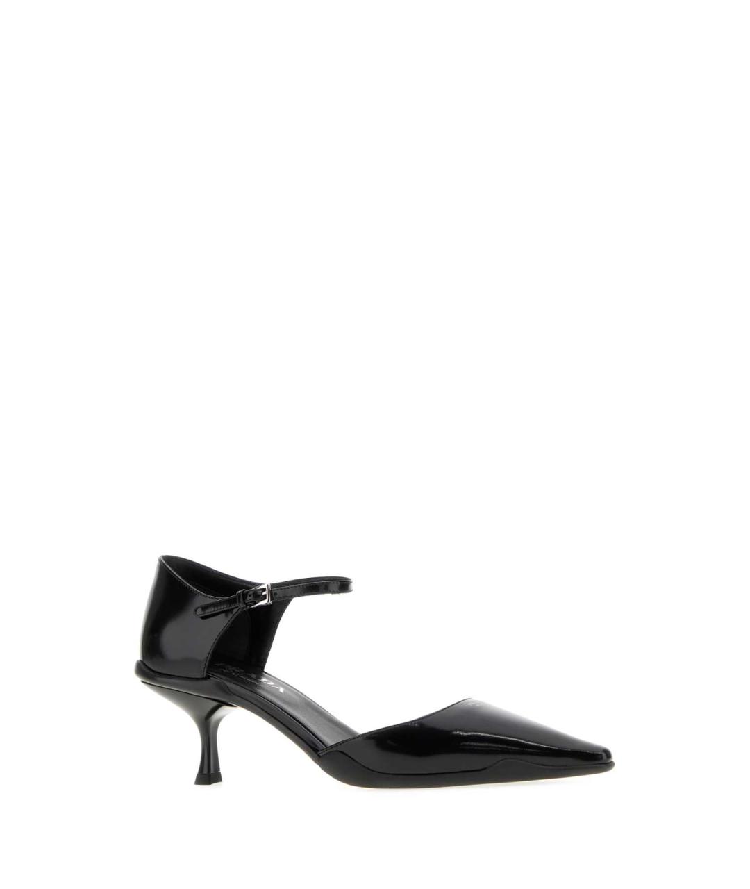 PRADA Черные кожаные туфли, фото 2