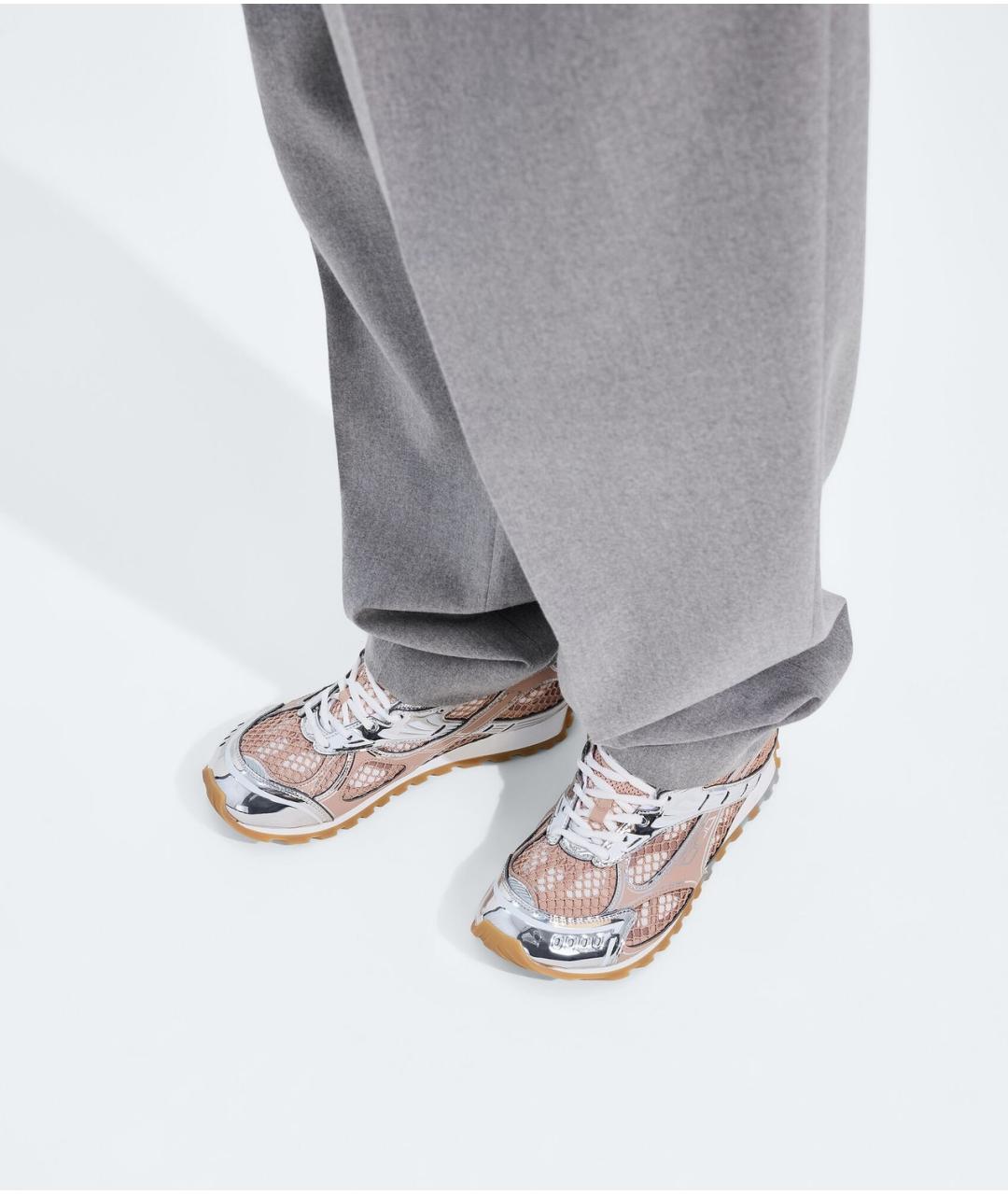BOTTEGA VENETA Мульти текстильные кроссовки, фото 2