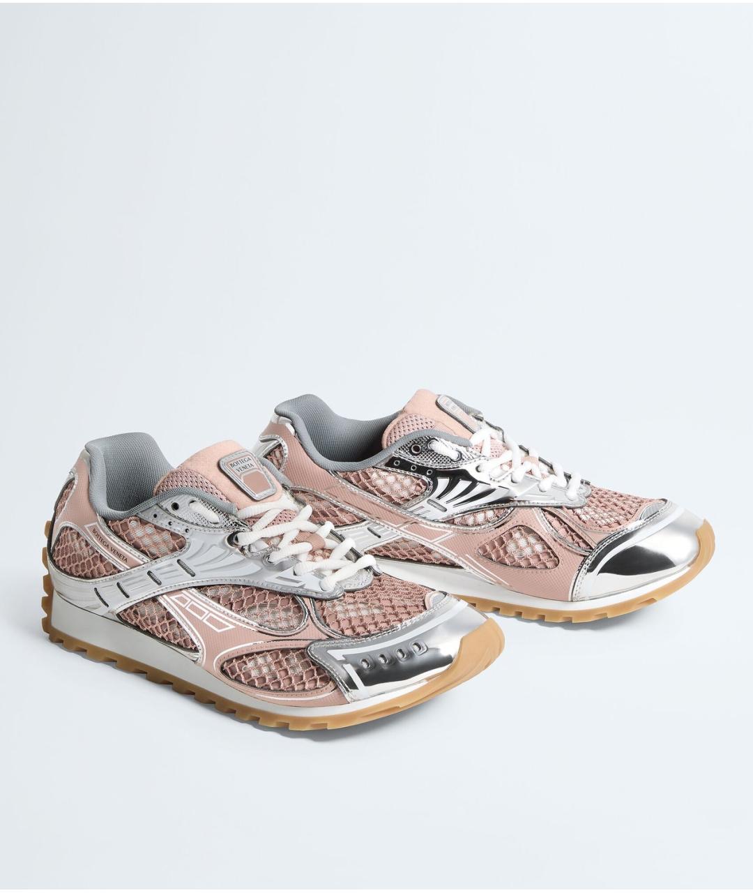 BOTTEGA VENETA Мульти текстильные кроссовки, фото 3