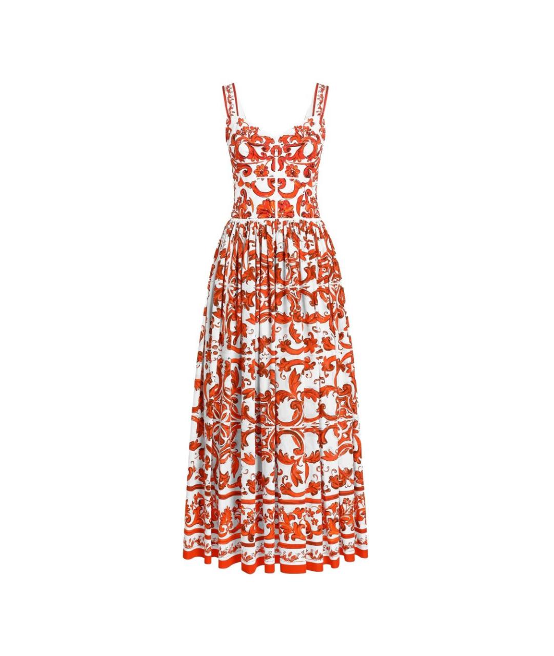 DOLCE&GABBANA Мульти хлопковое повседневное платье, фото 1