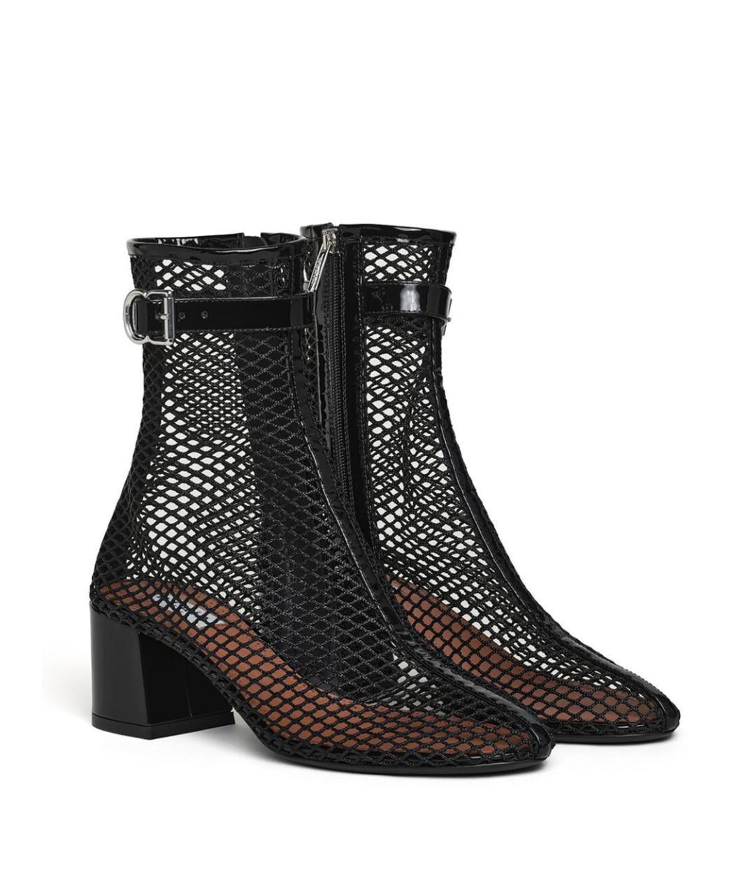 ALAIA Черные текстильные ботильоны, фото 3