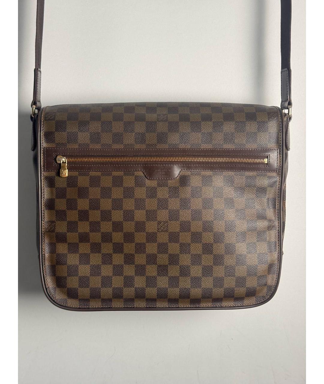 LOUIS VUITTON Коричневая сумка на плечо из канвы, фото 9