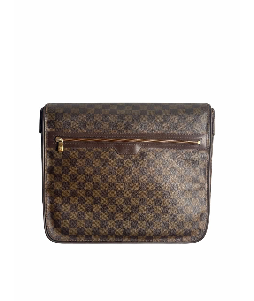 LOUIS VUITTON Коричневая сумка на плечо из канвы, фото 1