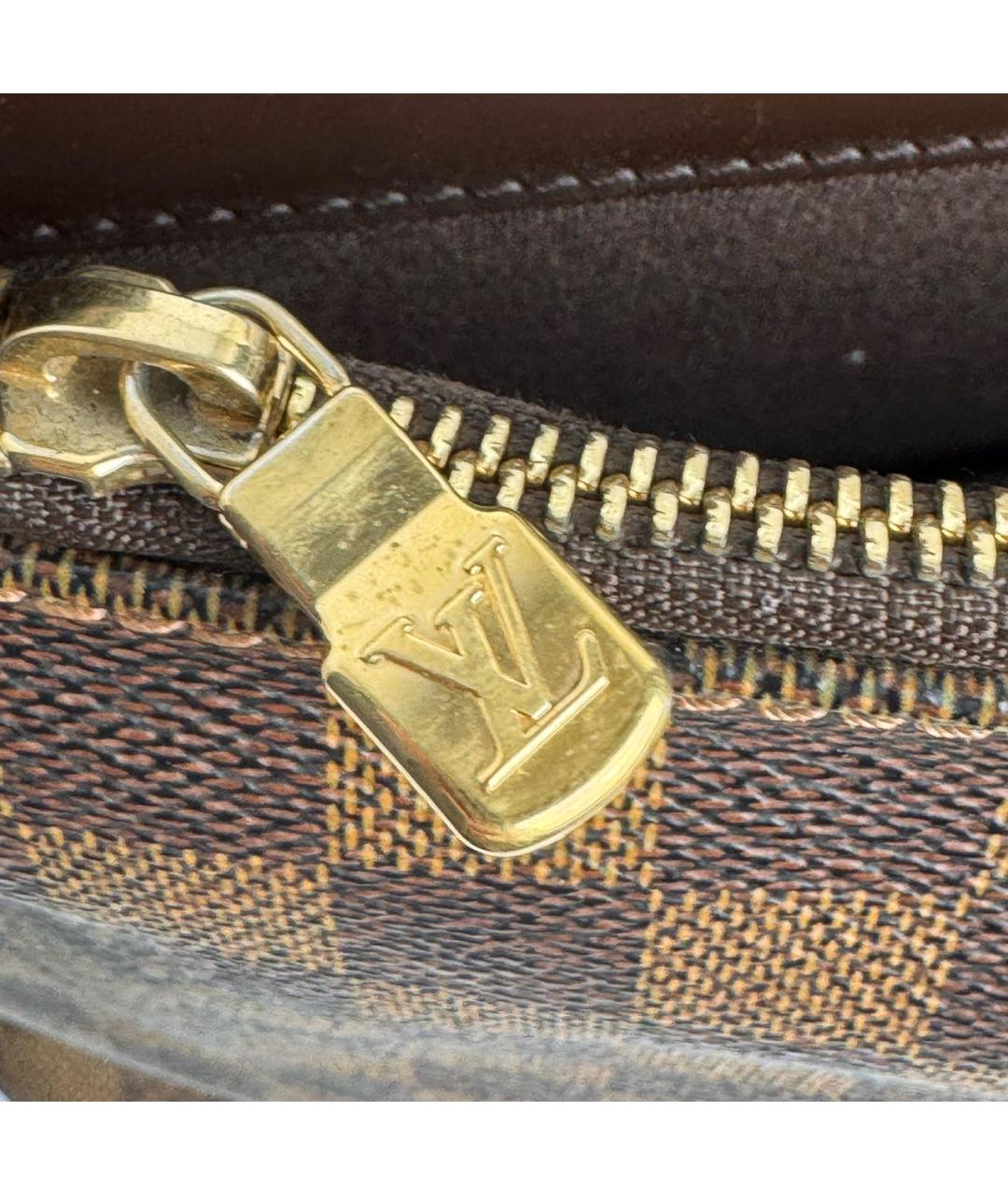 LOUIS VUITTON Коричневая сумка на плечо из канвы, фото 6