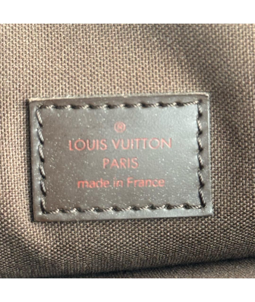 LOUIS VUITTON Коричневая сумка на плечо из канвы, фото 8