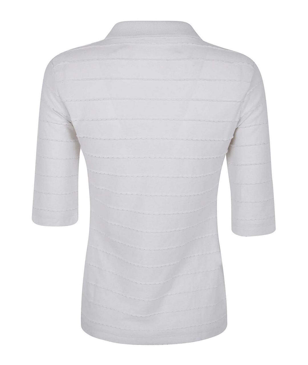 EMPORIO ARMANI Белая хлопковая футболка, фото 2