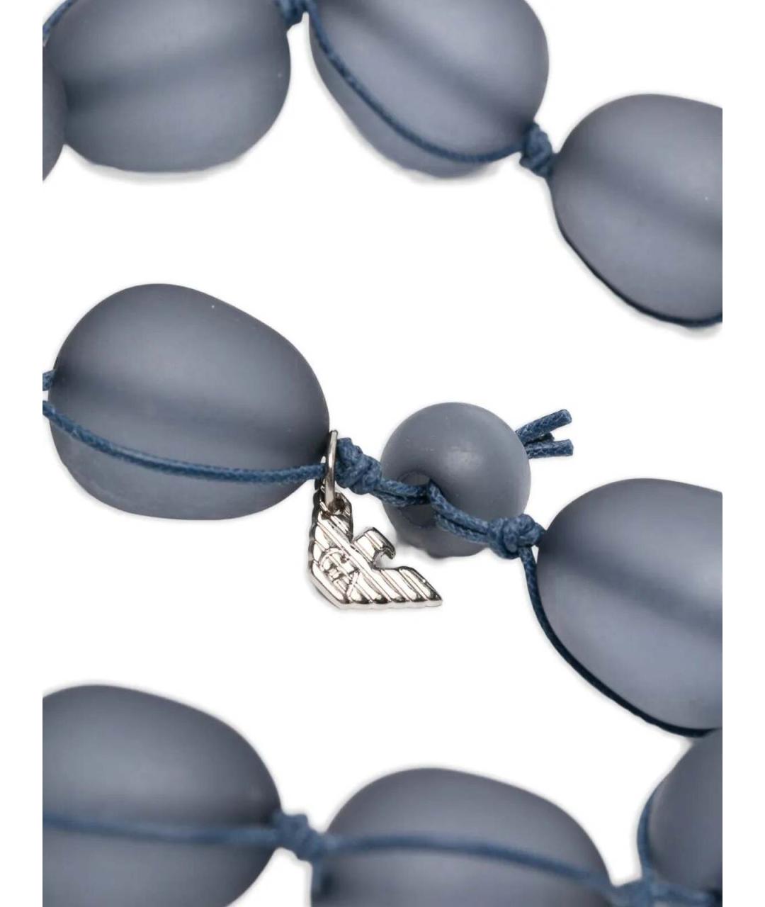EMPORIO ARMANI Синее колье, фото 2