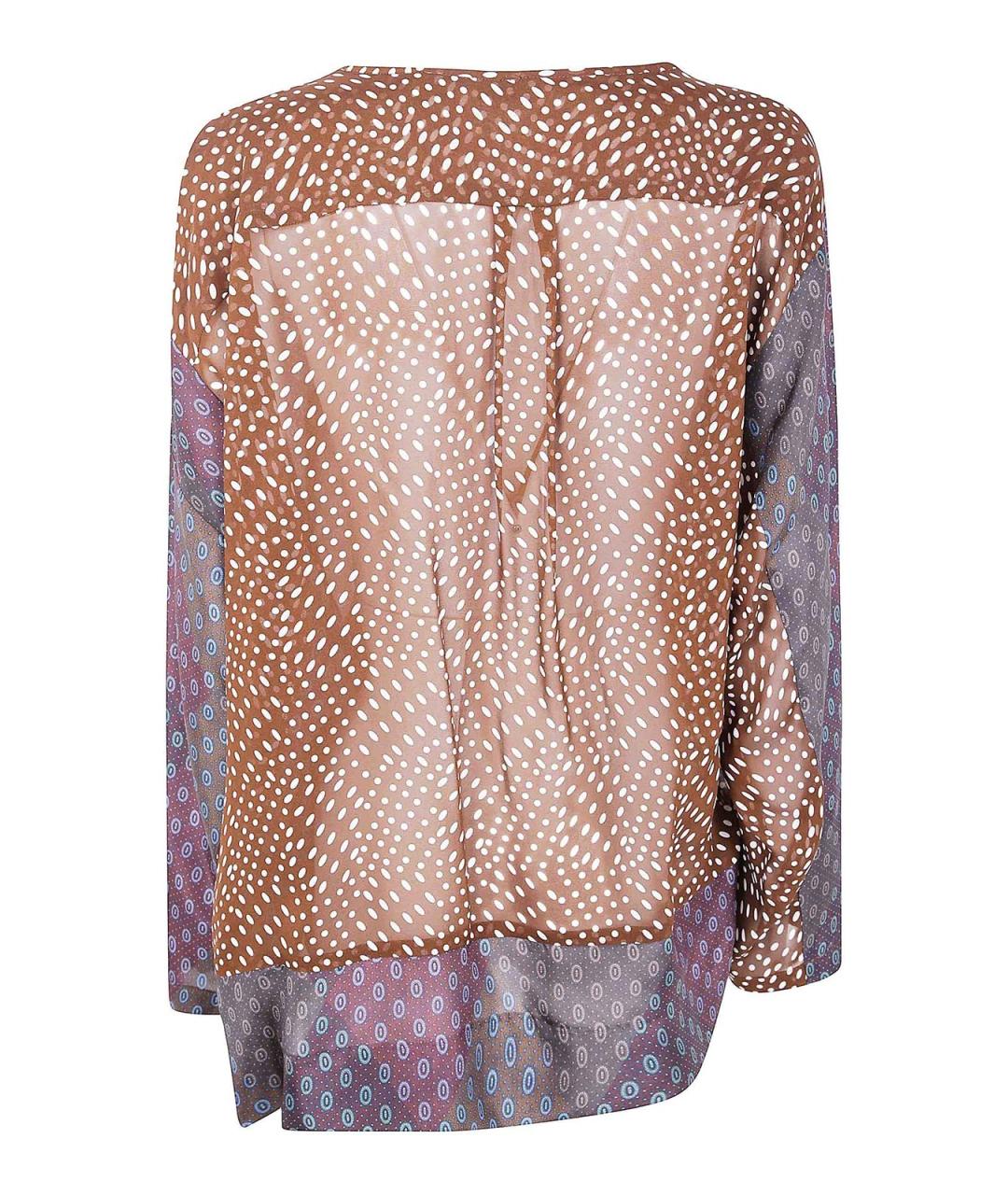 DRIES VAN NOTEN Розовая шелковая блузы, фото 2