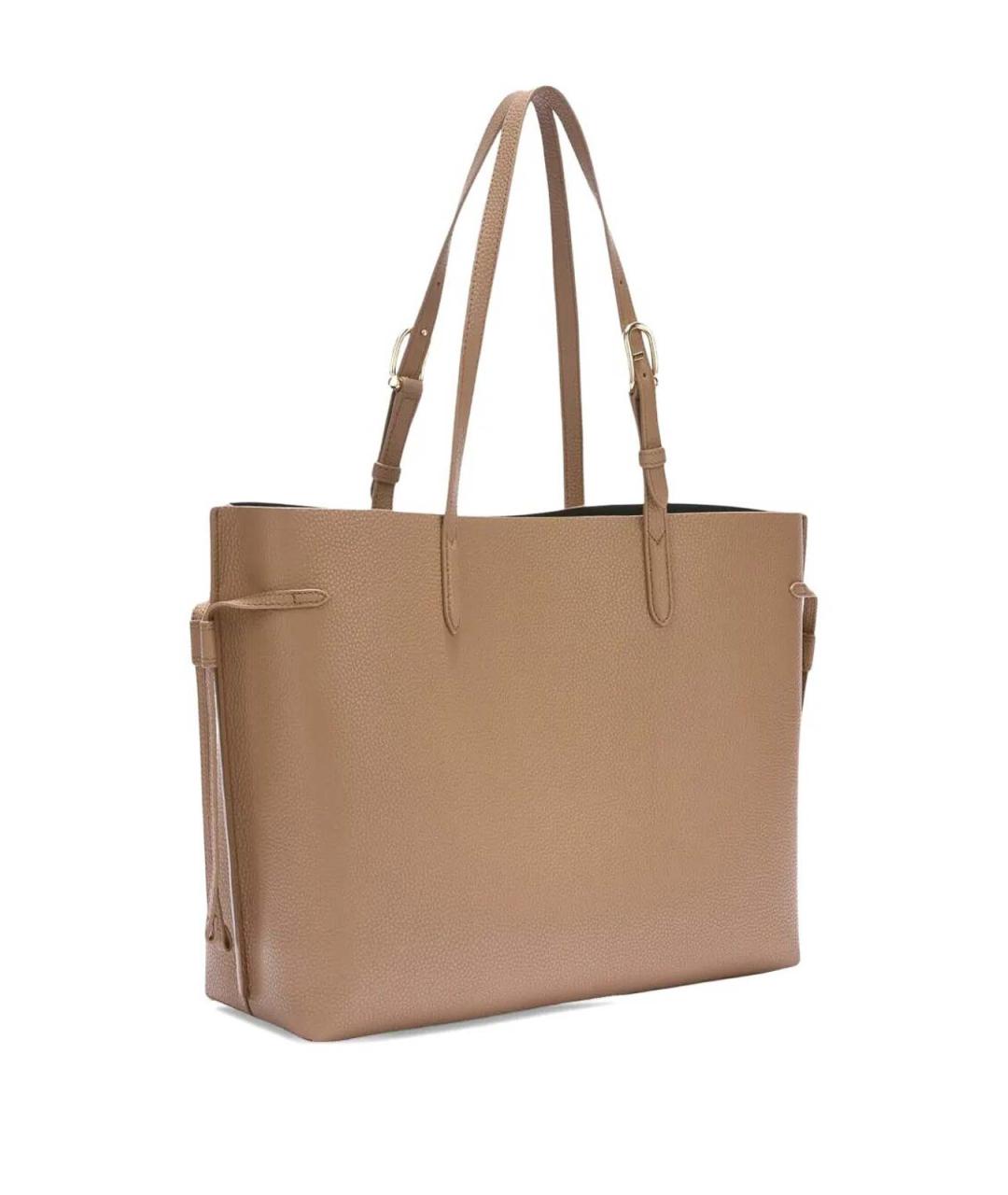 FURLA Коричневая кожаная сумка тоут, фото 4