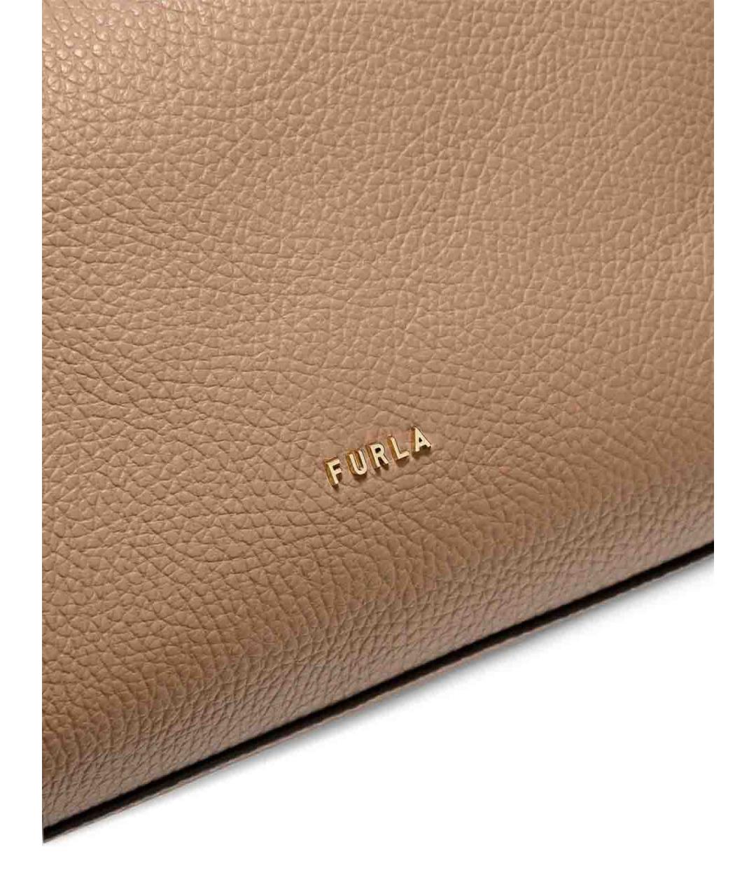 FURLA Розовая кожаная сумка через плечо, фото 3