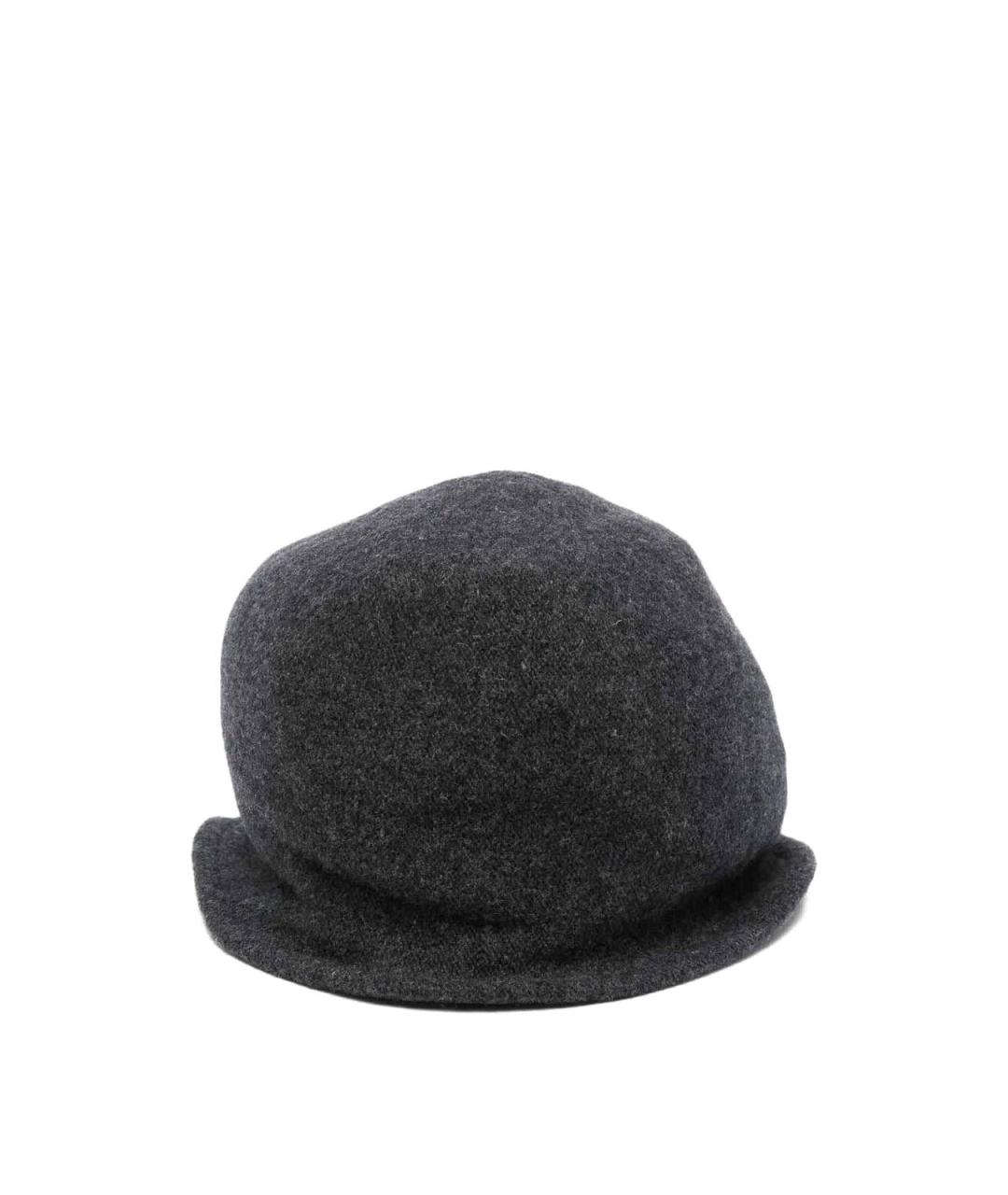 EMPORIO ARMANI Серая шерстяная шапка, фото 1