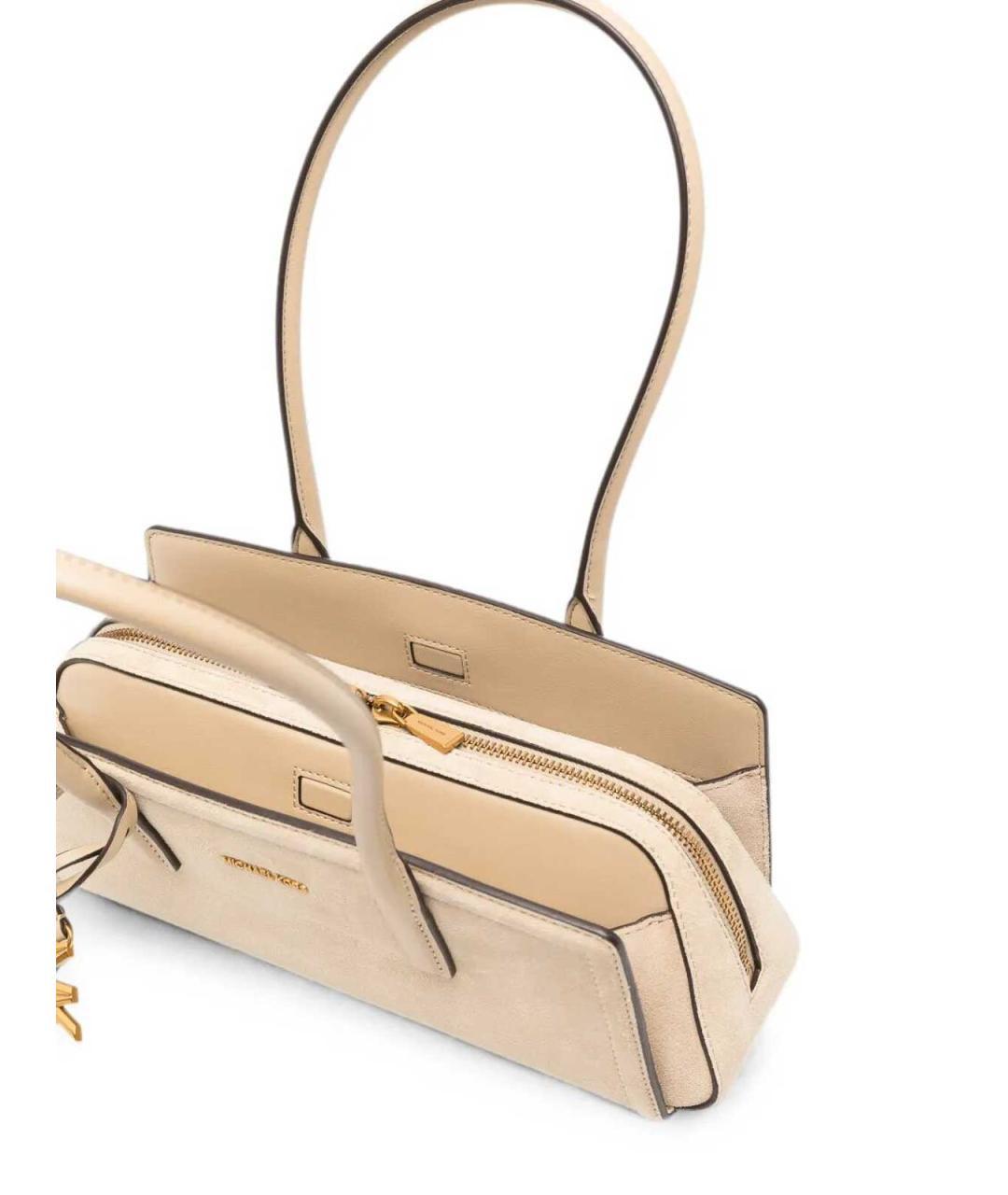 MICHAEL KORS Розовая кожаная сумка тоут, фото 3